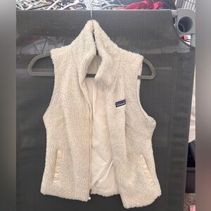 Patagonia Cream Fleece Vest